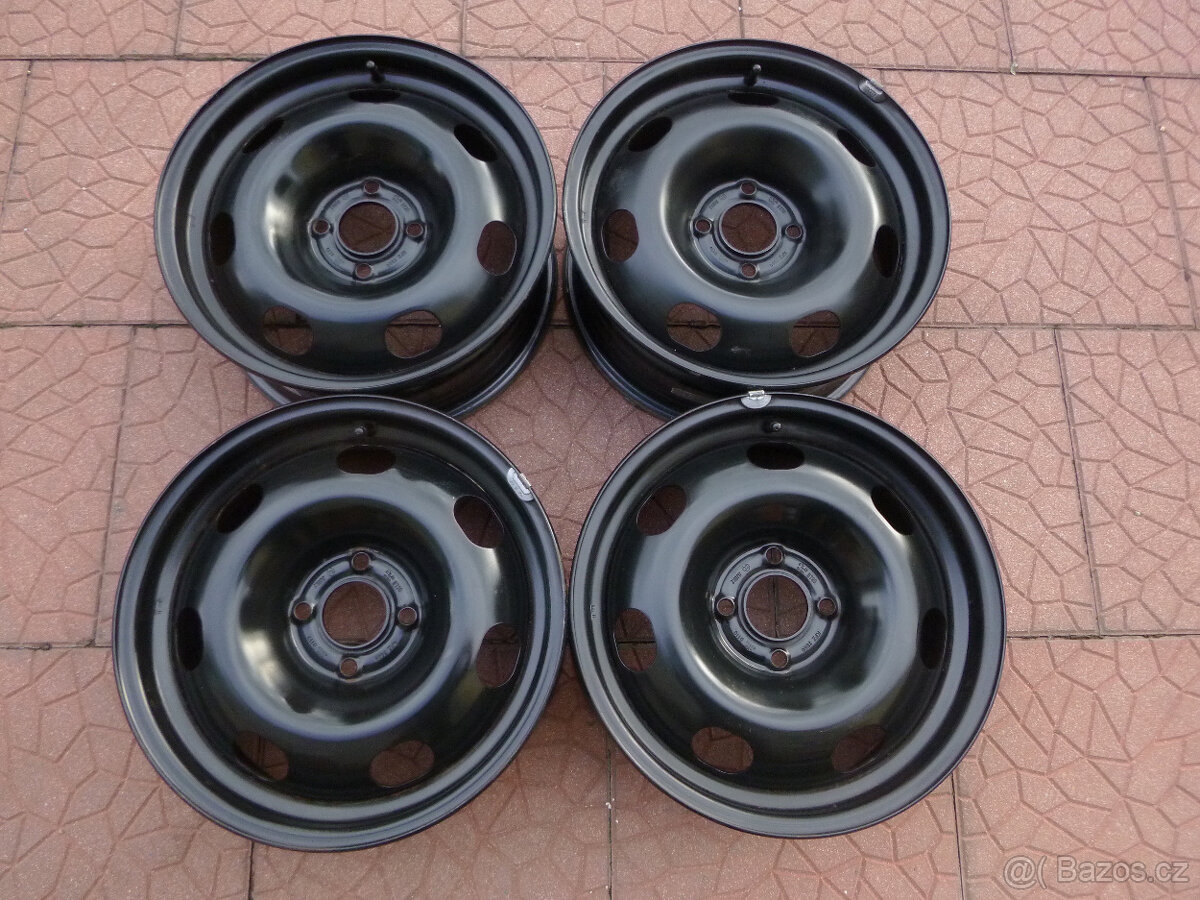 Plechové disky sada Peugeot Citroen 4x108 6,5Jx16 ET26