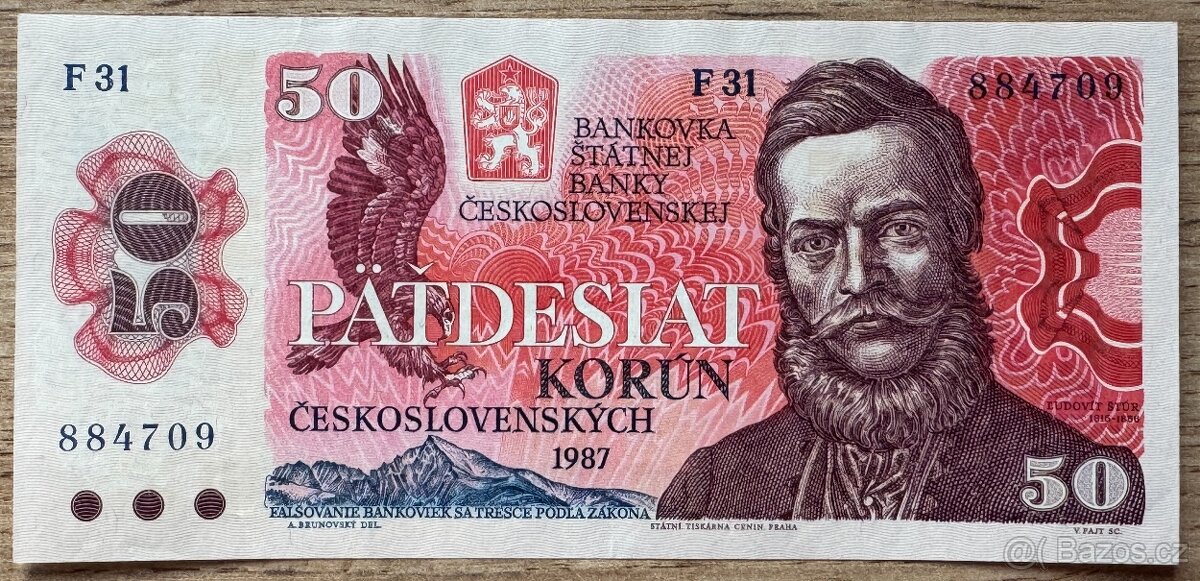 50 Kčs 1987 F31 884709