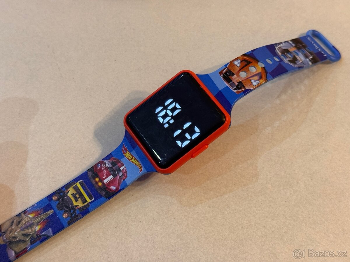 Lexibook Hot Wheels – LED digitální hodinky