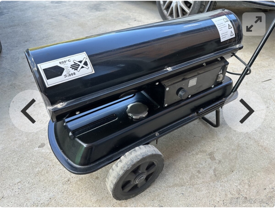 Meva  TP20001 naftové topidlo 20kw