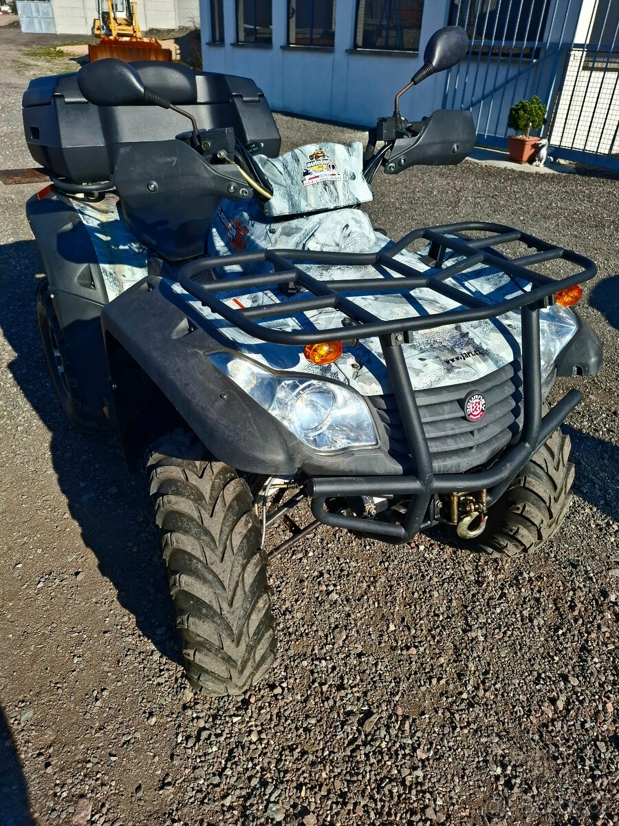 Čtyřkolka CF moto 600 EFI ,X6 Gladiator ,4x4 ,2010.