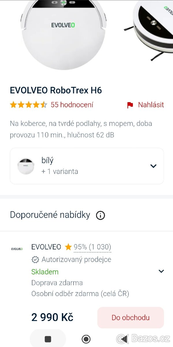 Nový roboticky vysavač 2v1