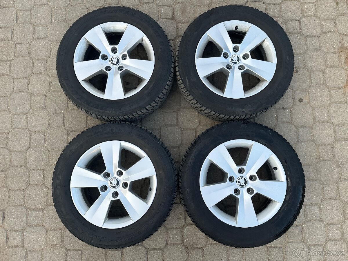 Alu kola Orion R16 VW Škoda Audi Seat Zimní Dunlop Winter