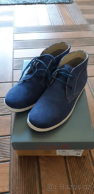 Kožené boty Frank Walker, vel. 34