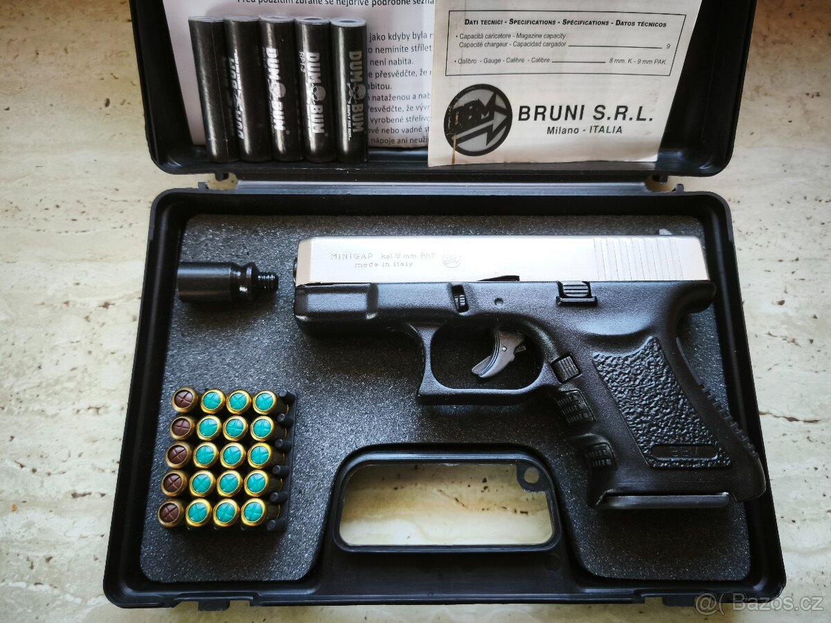Plynová pistole Bruni Gap mini 9mm (Glock 30)