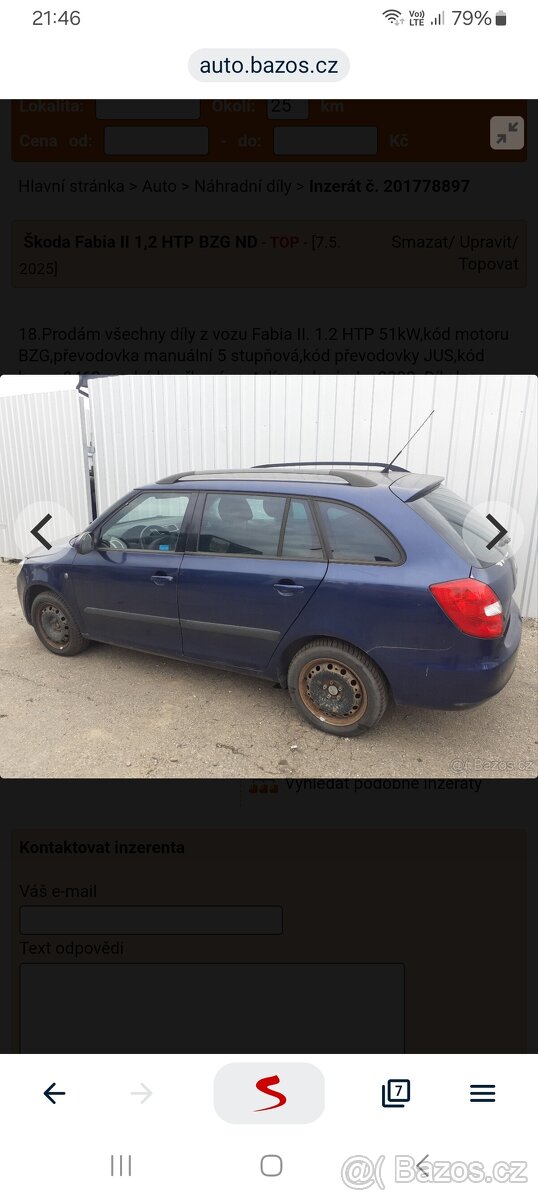 Škoda Fabia 1.4 16v rv 2009