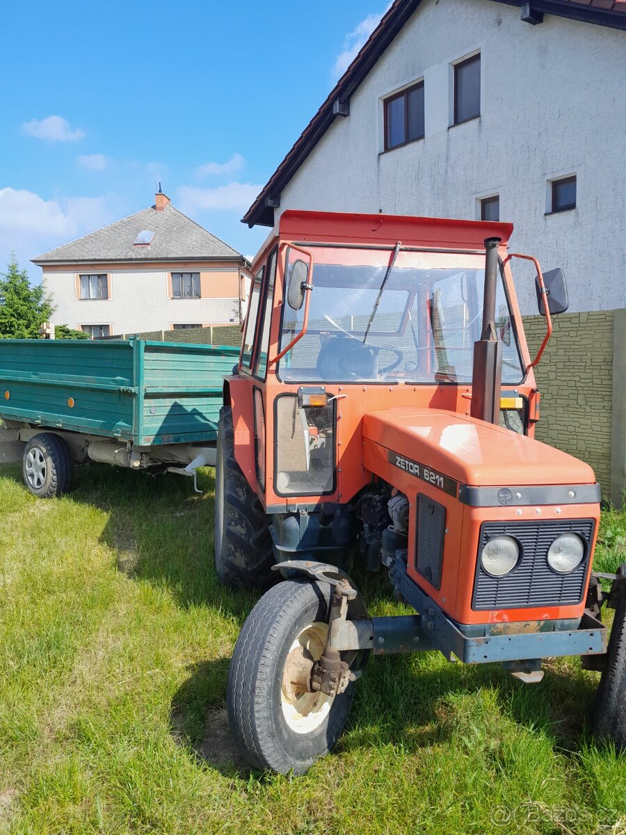 Zetor 6211 + návěs nst ,rezervace do 25.5