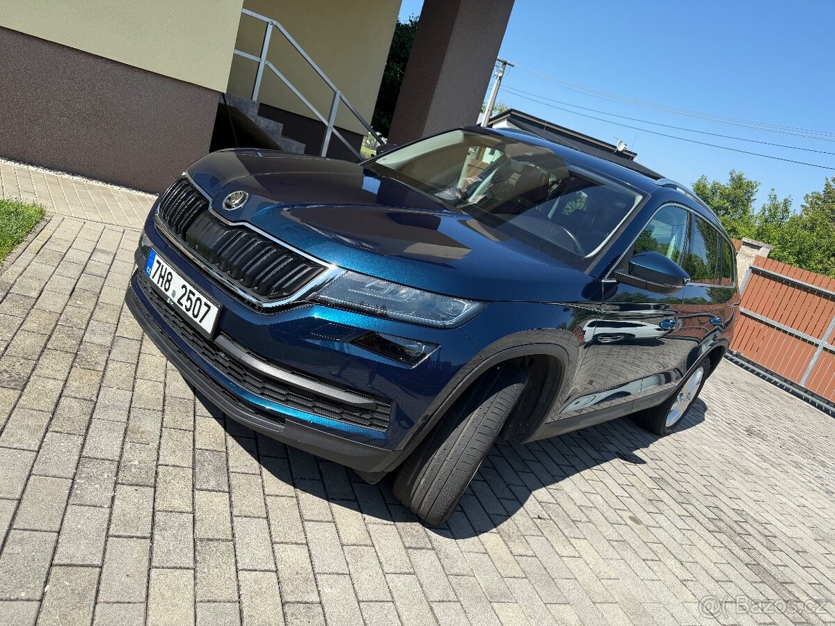 Škoda Kodiaq 2.0 140kw, 7 mist, tažné, 4x4 panorama