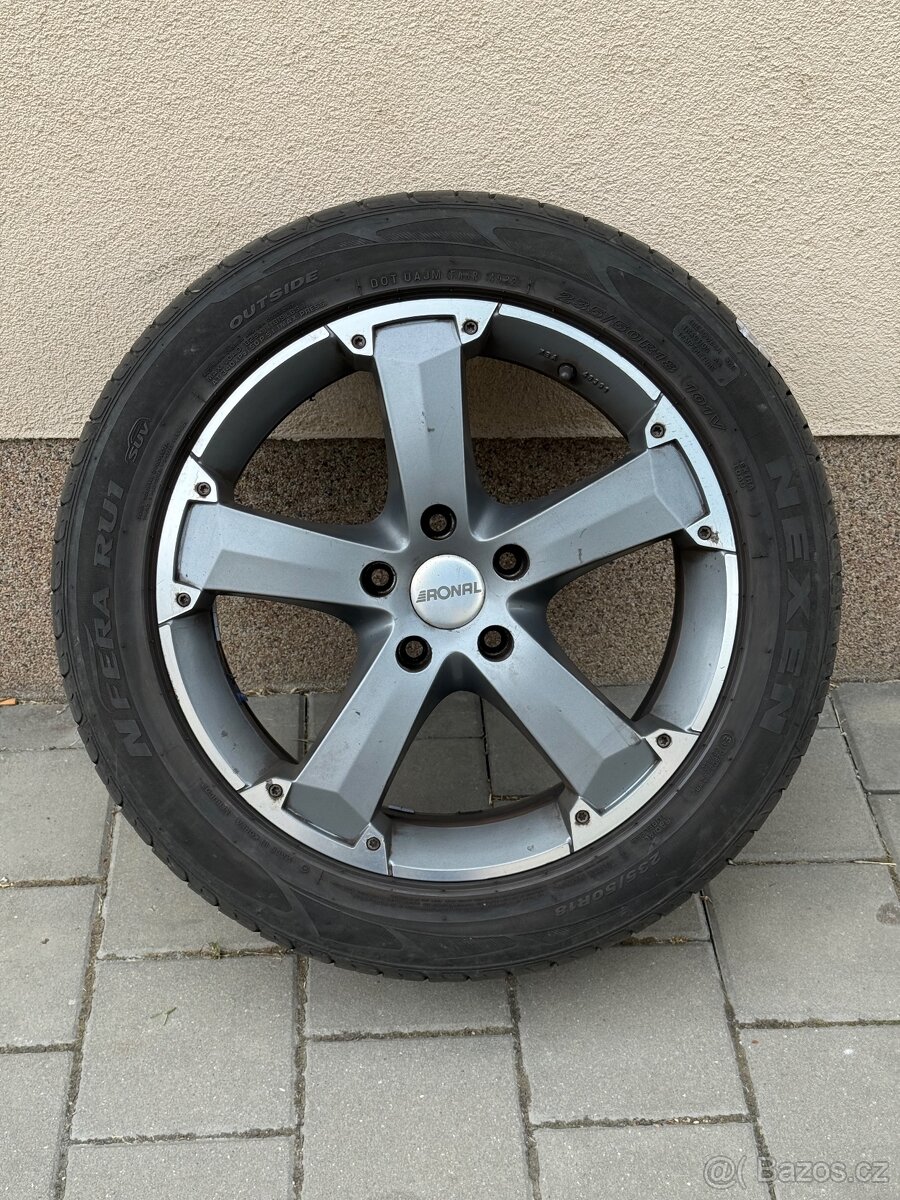 Alu disky Ronal 235/50 R18 + pneu Nexen letní