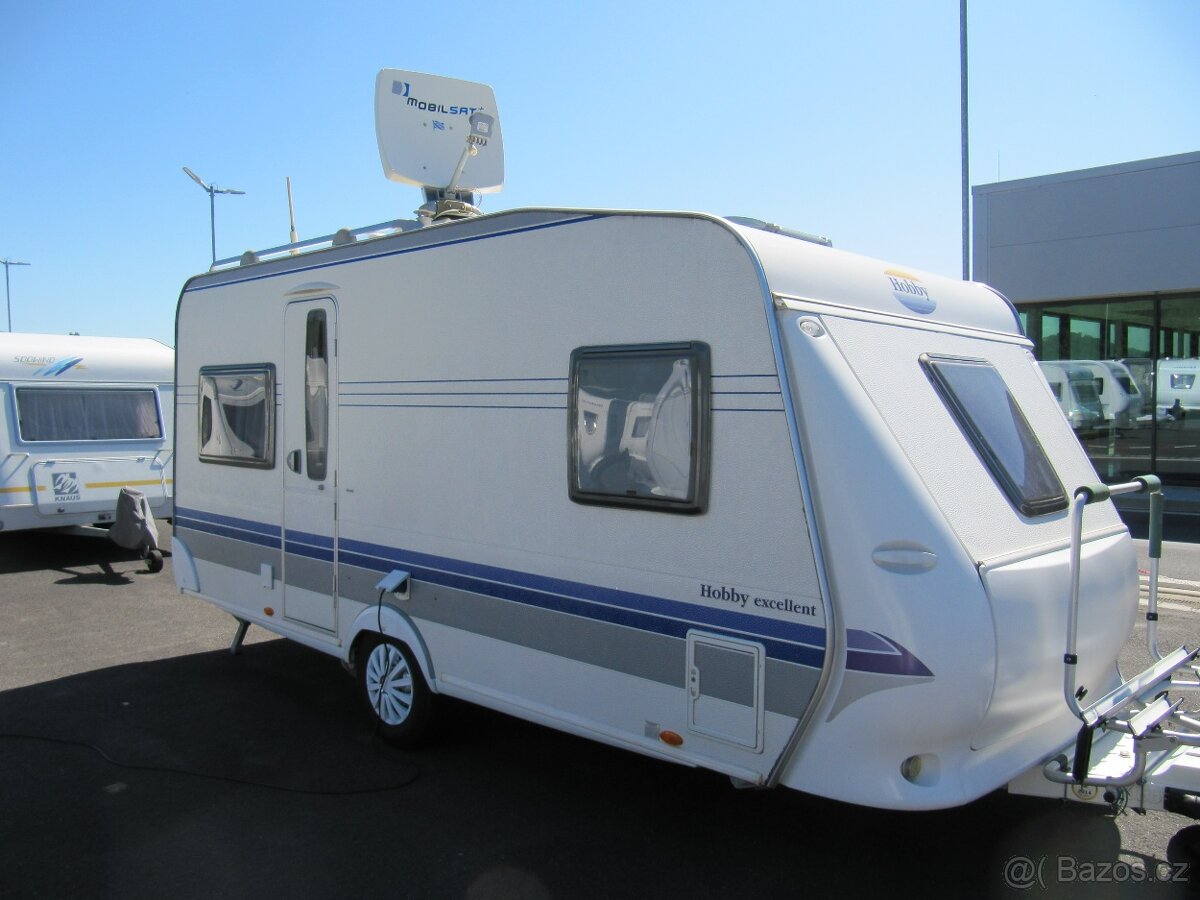 Prodám karavan Hobby 460 ufe,r.v.2007  mover, solár ,satelit