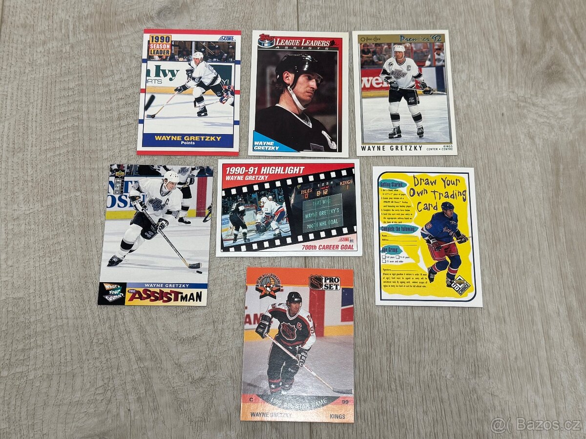 Hokejové karty Gretzky