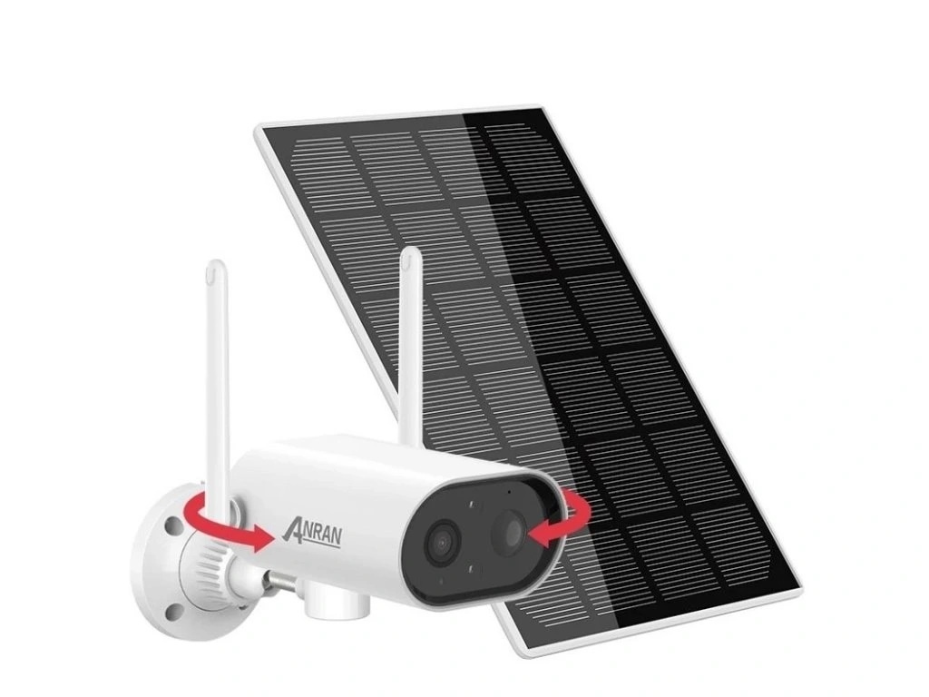 Venkovní otočná WiFi 2K kamera ANRAN se solárním panelem