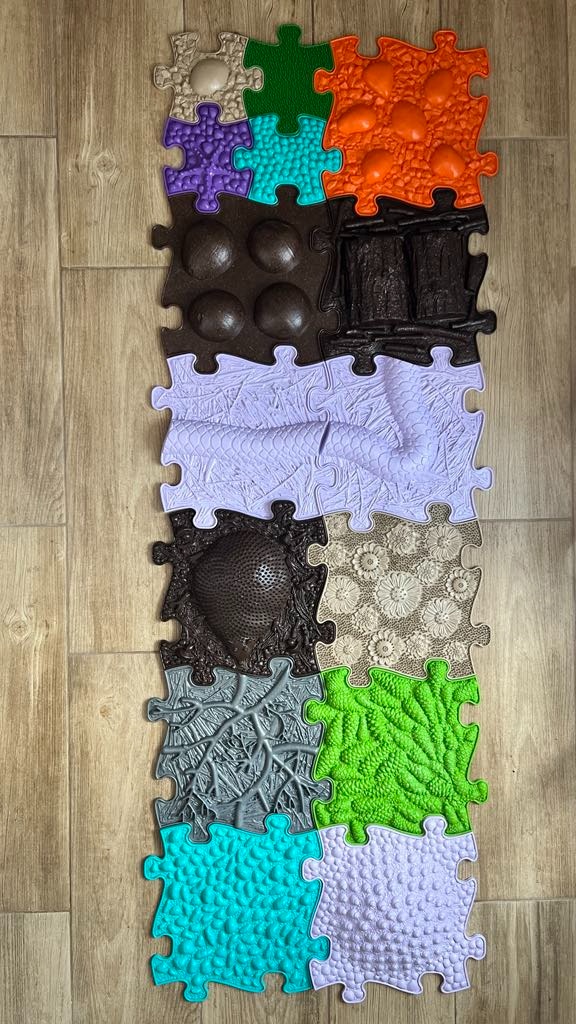 Ortopedické puzzle + pohybové karty