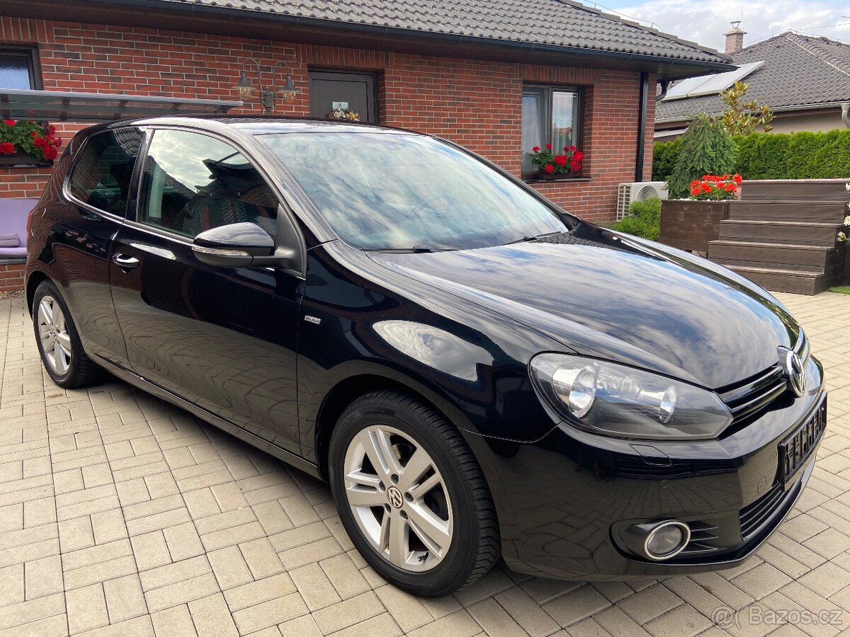 VW GOLF 6 / MATCH / 1.2 TSI / 63KW / 3DVR / KŮŽE / 2.MAJ.