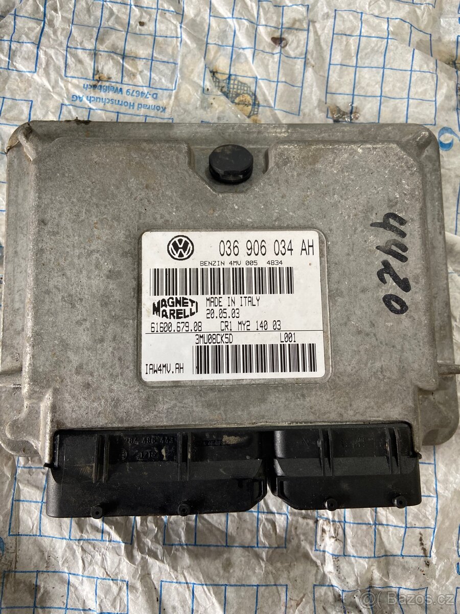 Řidiči jednotka motoru bby 1.4 16v