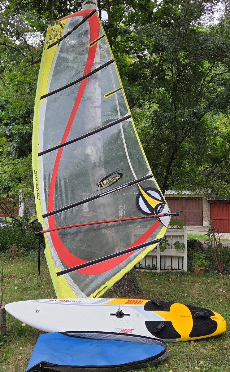 windsurfing komplet 124l, 6.8m2