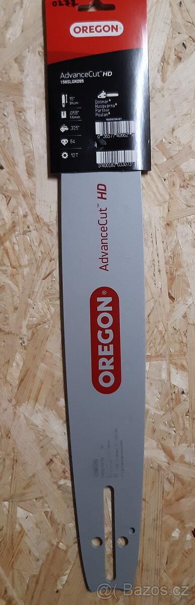 VODÍCÍ LIŠTA OREGON 38 CM.