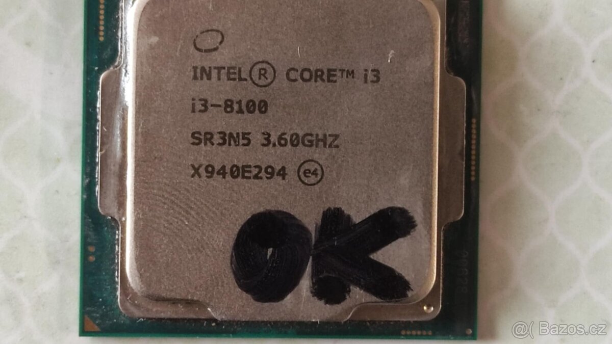 i3-8100 LGA 1151 Coffee Lake (podpora Win11)