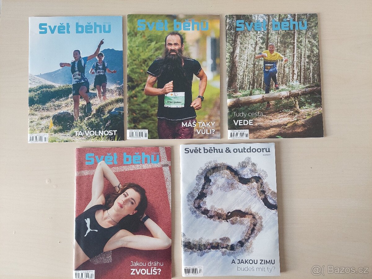 Časopis Svět běhu – 5 čísel (možno i jednotlivě)