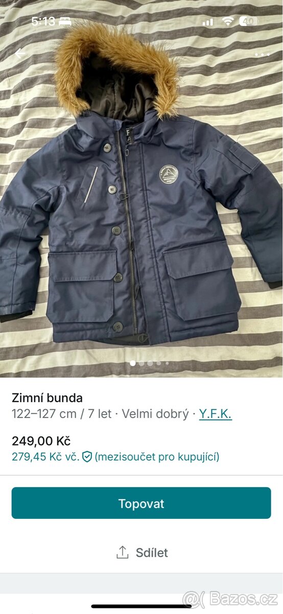 Zimní bunda KIK