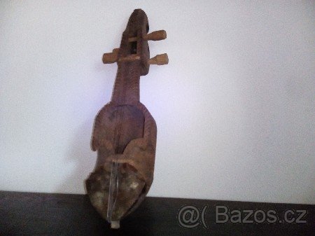 Dekorace vyřezávaný hudební nástroj Peru, Bolívie