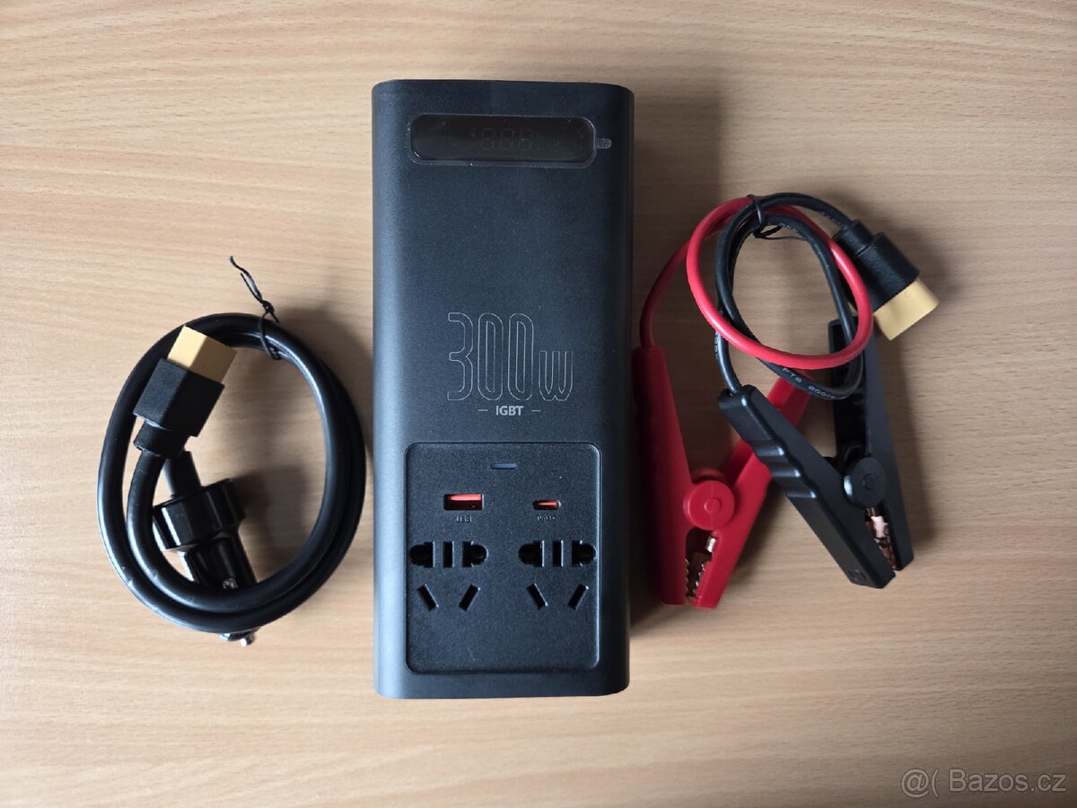 Nový autoinverter Baseus, 300W