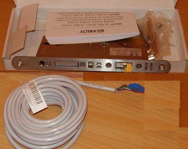 Abloy EL 560 55/20 El.zámek+kování IKOIN SX03+kabel