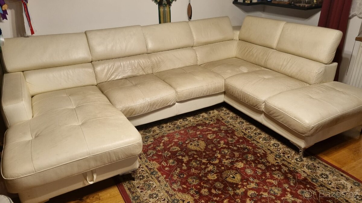 Prodám koženou sedací soupravu