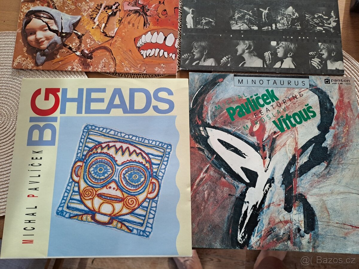 LP- Pavlíček, Andršt, Pražský výběr, Big heads, Stromboli