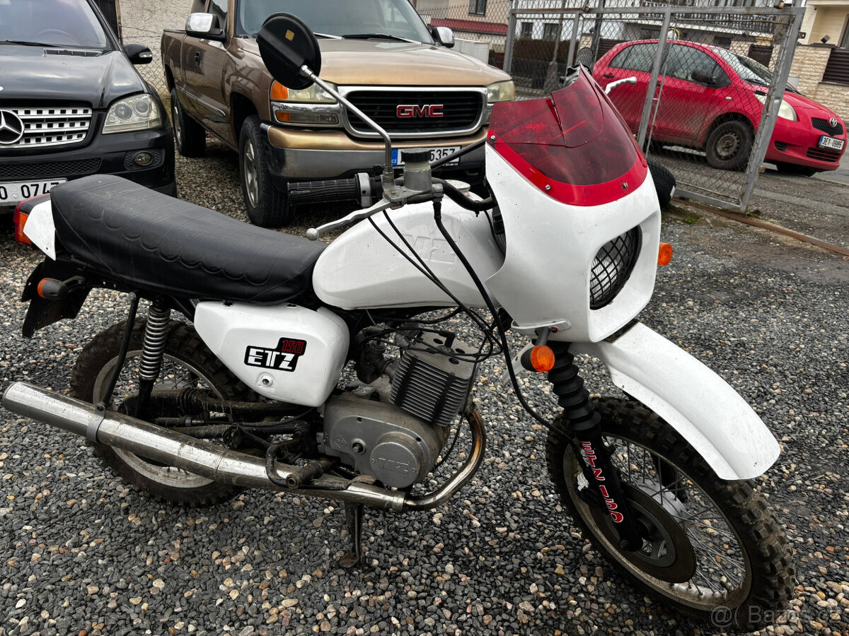 MZ ETZ 150, EM 150.2, Cross, RV 1990, Bez dokladu