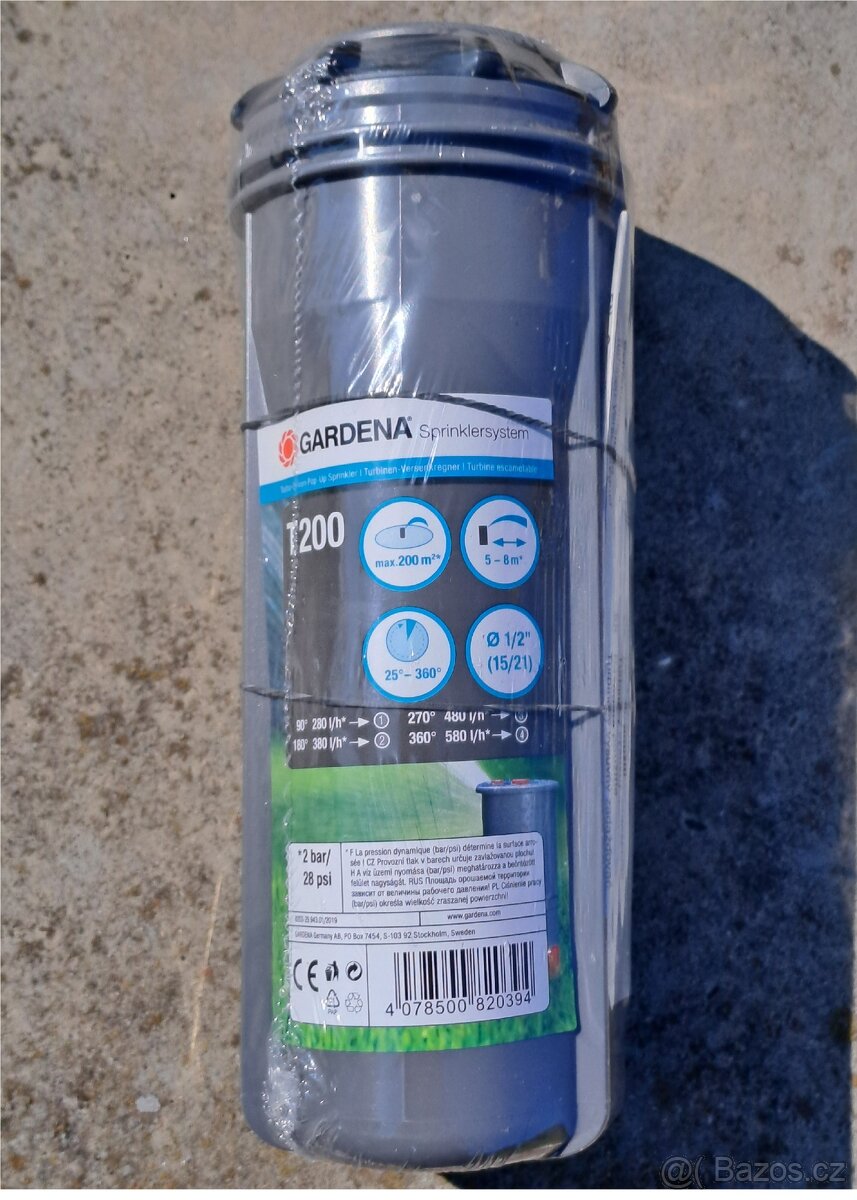 Gardena - Turbínový zadešťovač T 200