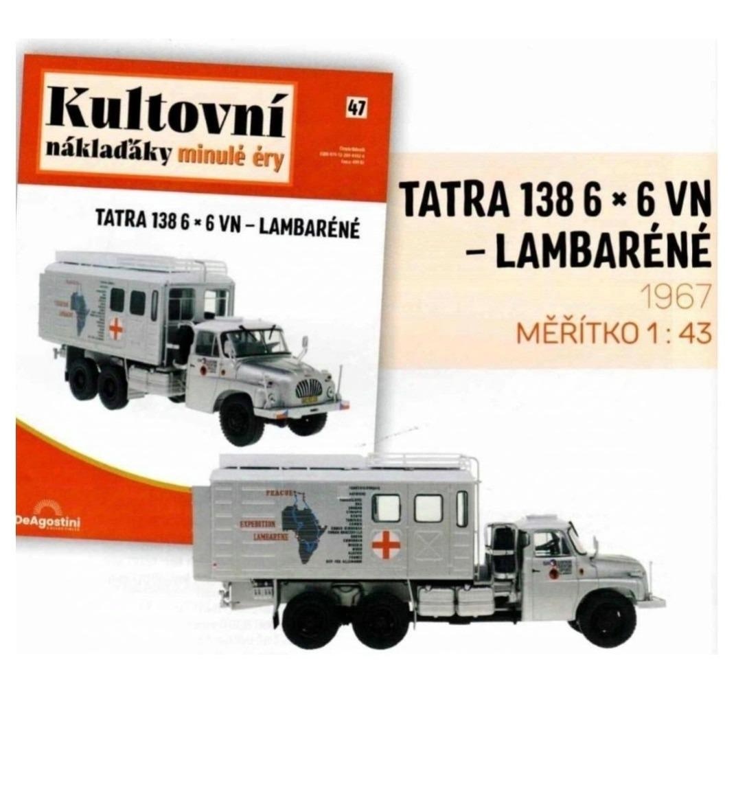 Model vozu TATRA 138 Lambaréné 1:43