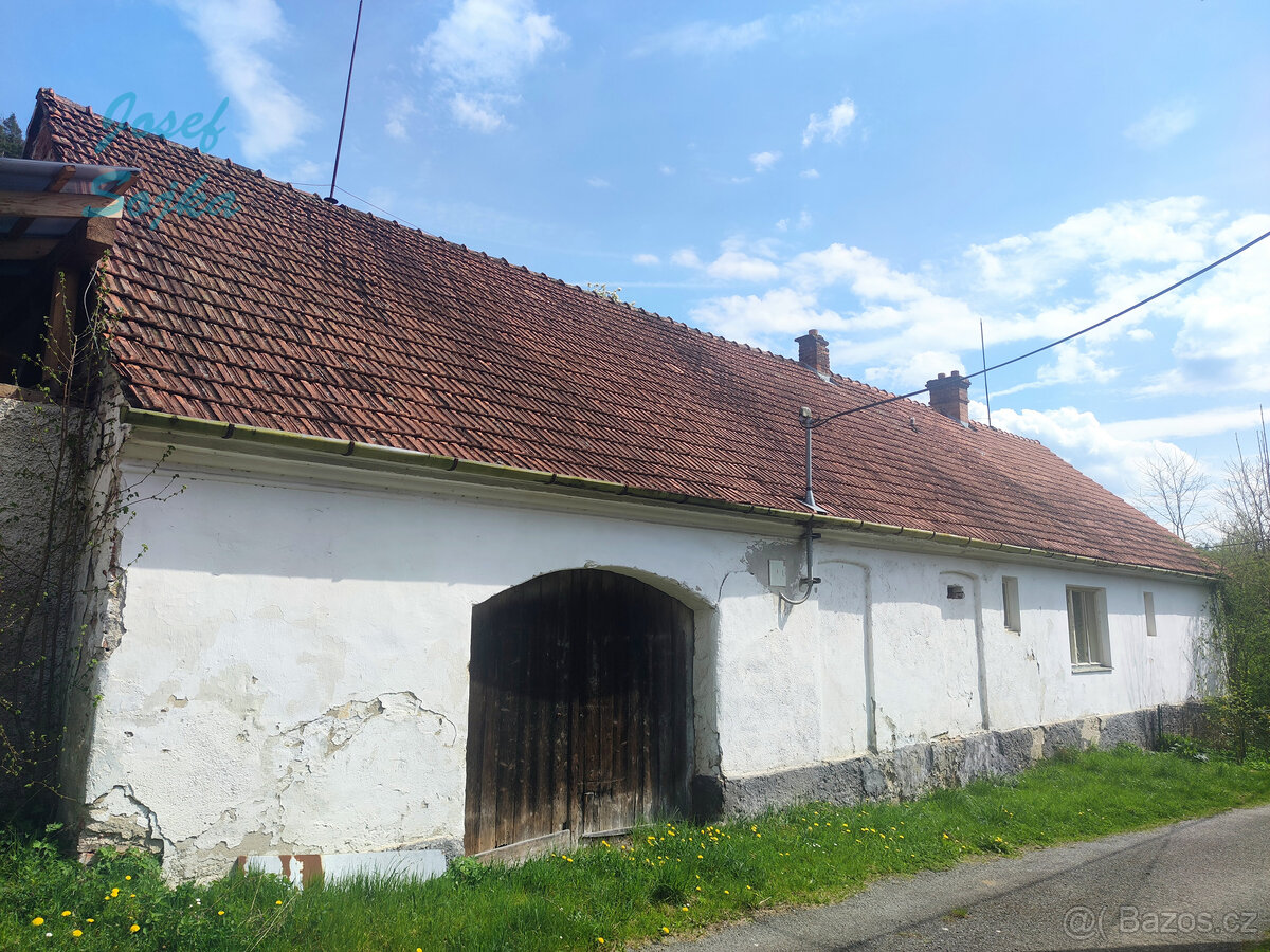 Prodej RD se stodolou, Újezd u Tišnova, pozemek 844m2