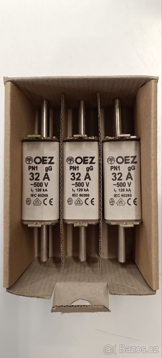 Nožové pojistky 32A