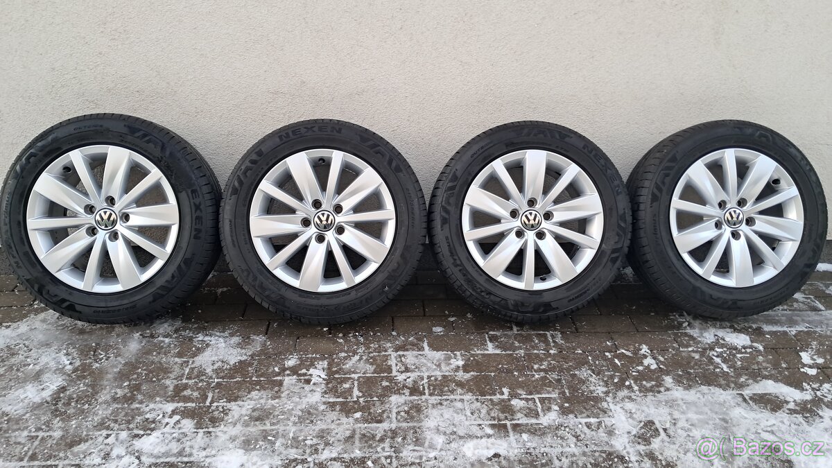 Prodám original letní alukola VW Passat 215 55 16 5x112
