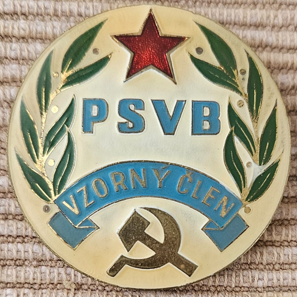 STAROŽITNÝ ODZNAK PSVB - SMALT
