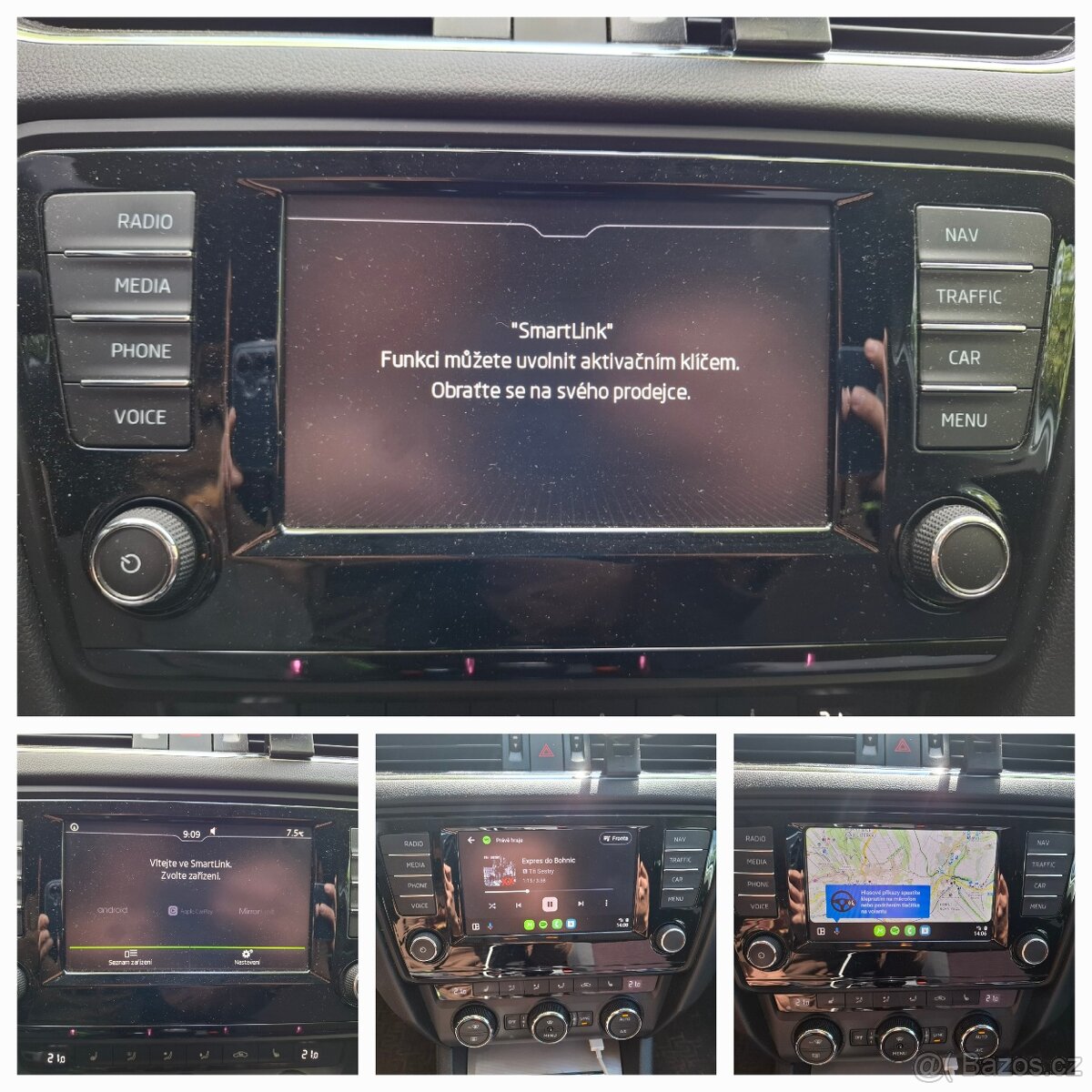 Aktivace appconect, mirrorlink, VW, Škoda, Audi, Seat