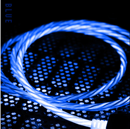 Svítící vysokorychlostní kabel na napájení USB-C
