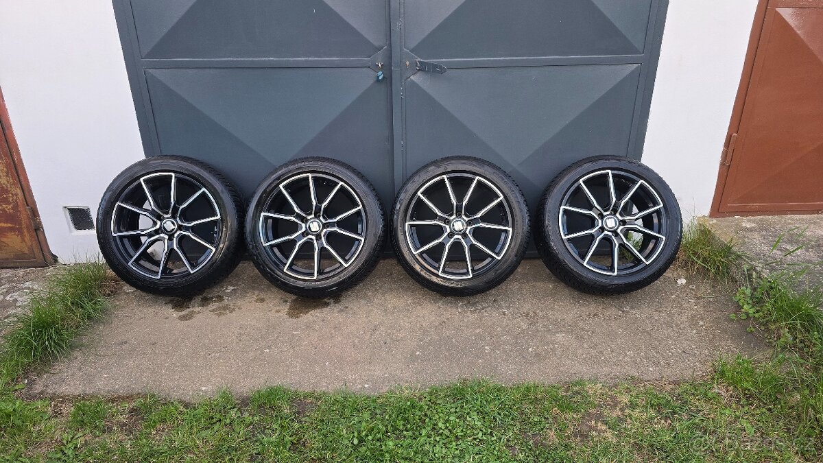 Alu kola s pneu 225/50 r18 celoroční