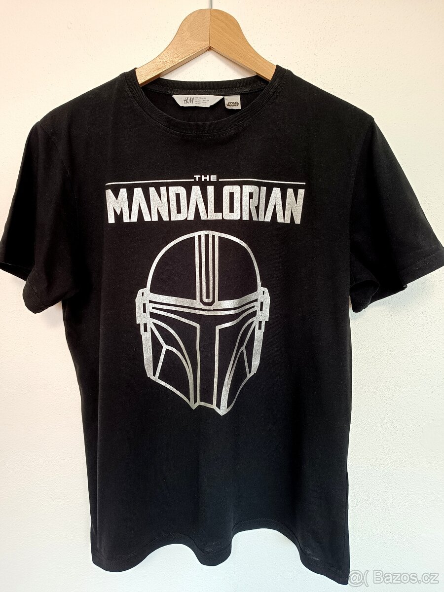 Černé tričko Star Wars H&M 164/170