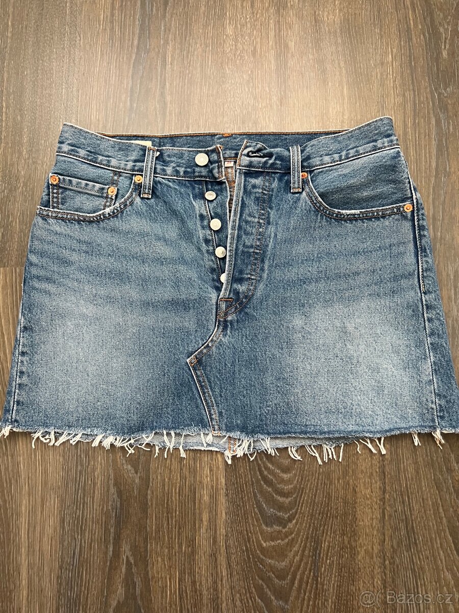 Levis džínová minisukně