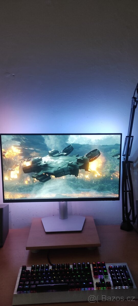 27" QHD Monitor Dell S2721DS 75 Hz + Ambilight
