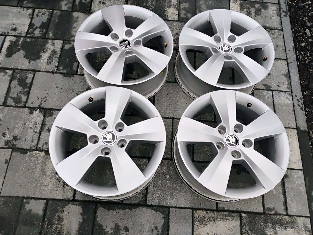 Alu kola 5x112, 6,5Jx16, ET41, perfektní stav.