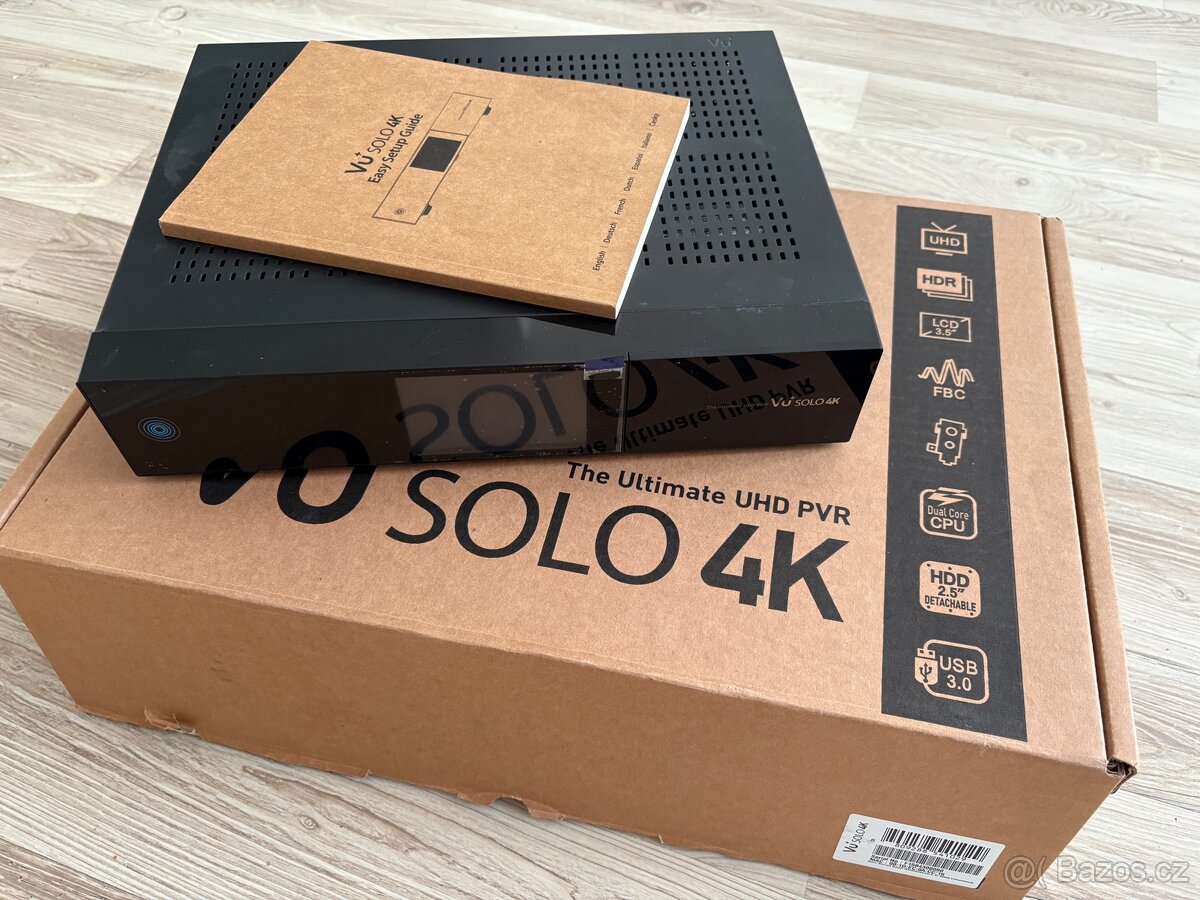 Satelitní přijímač VU+Solo 4K