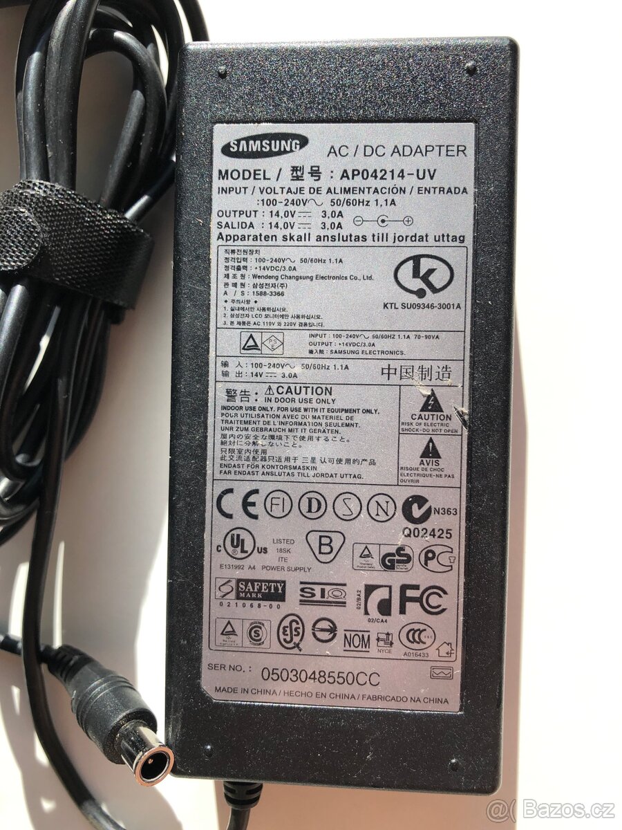 Originální nabíječi adaptér Samsung