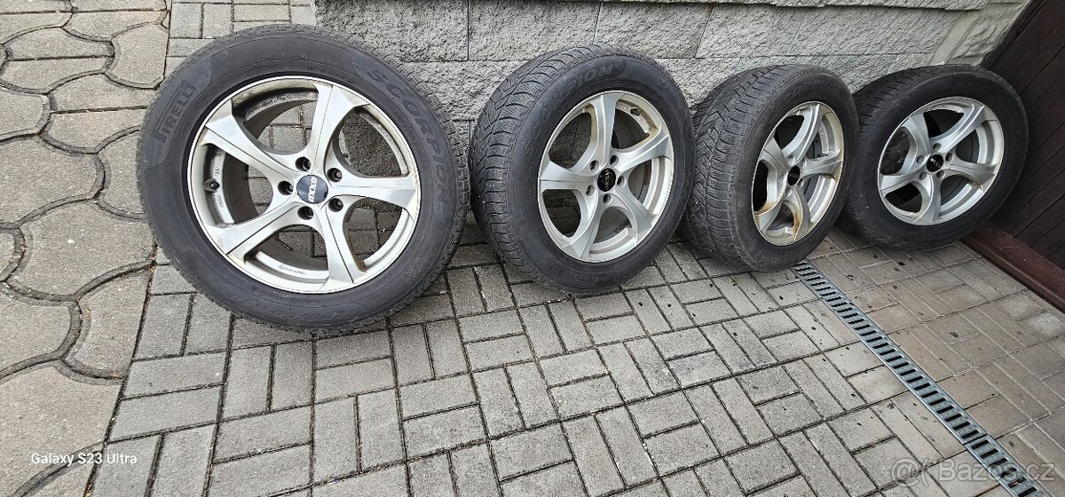 Alu sada Oxxo 5x120 průměr 18
