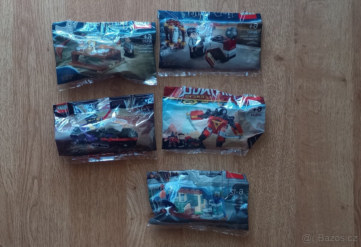 Lego Harry Potter, Ninja Go, Jurrasic World polybag