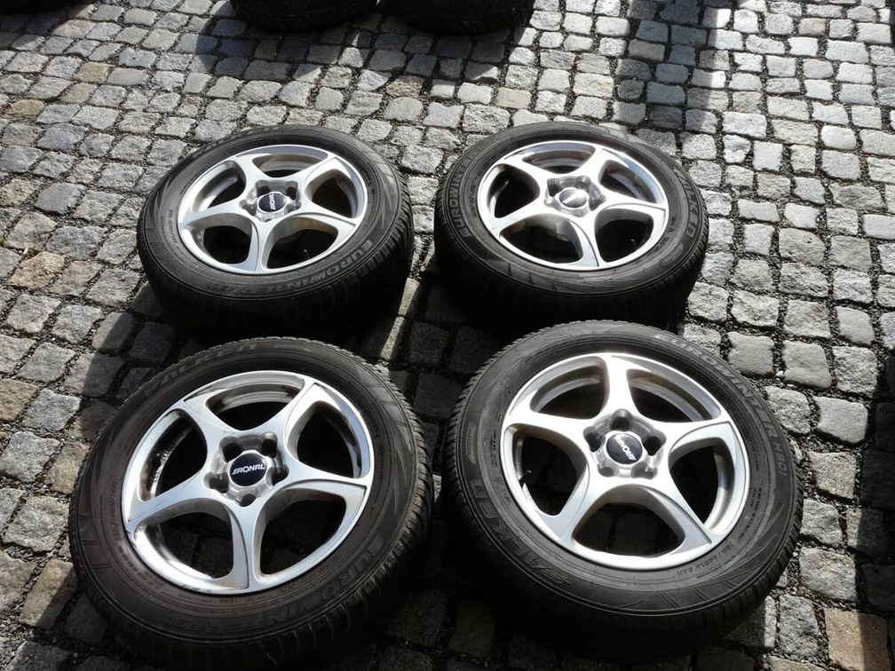 ALU KOLA +ZIMNÍ PNEU 205/60R16 SEAT VW SHARAN FORD