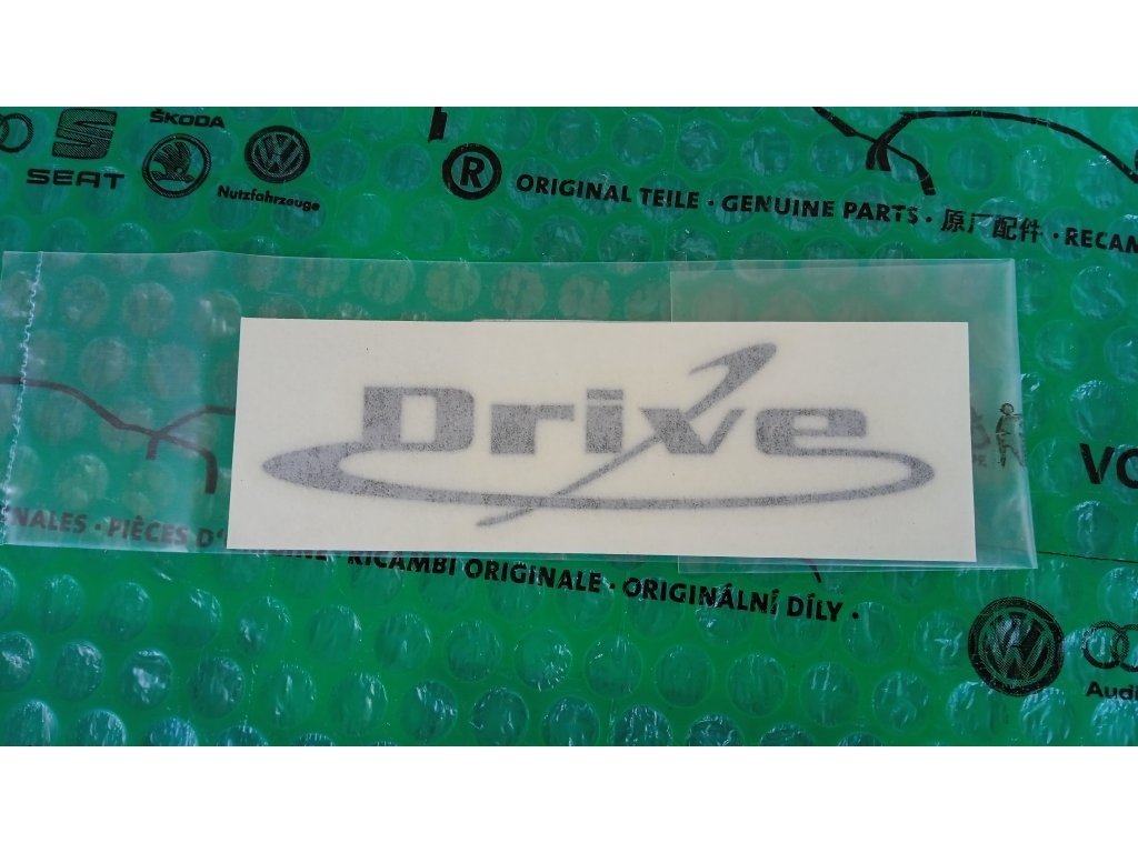 nápis DRIVE černý Škoda Octavia I (1U) 1U0853431T 4AL