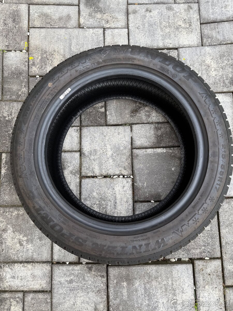 Zimni sada pneu Dunlop 215/55R17